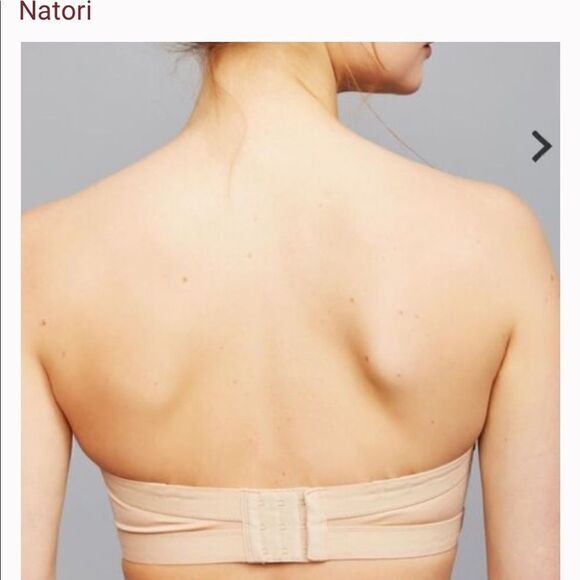 Natori Private Luxuries Strapless Bra Plus Size Nude Sz-40DD - Picture 2 of 8